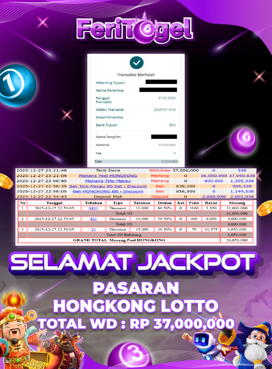 BUKTI JP FERITOGEL 27 DESEMBER 2025