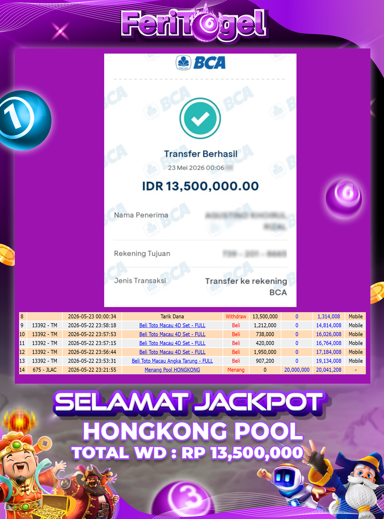 BUKTI JP FERITOGEL 23 MAY 2026